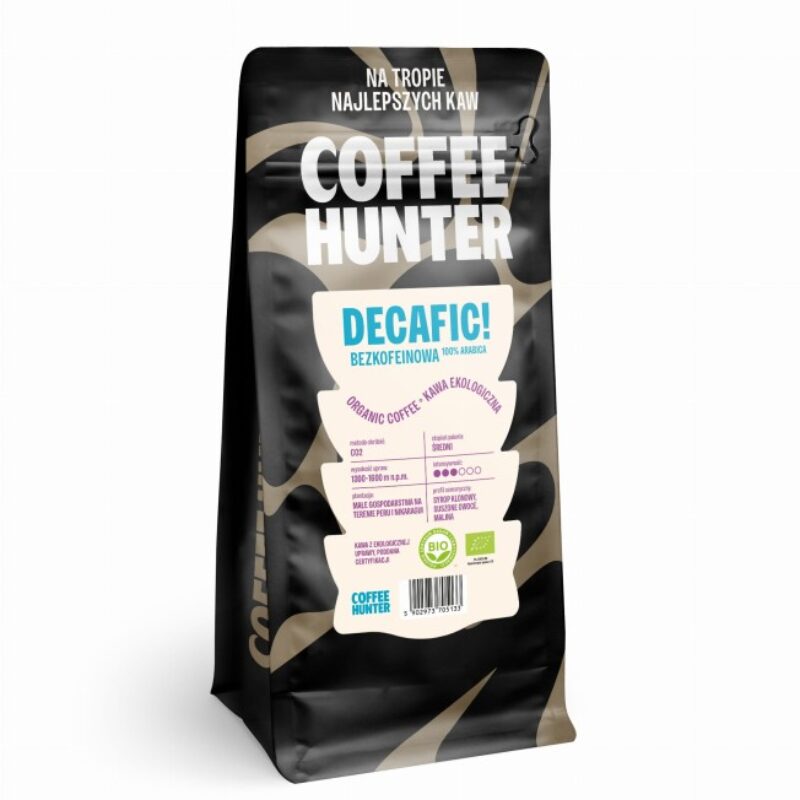 Kawa Organiczna Bezkofeinowa DECAFIK