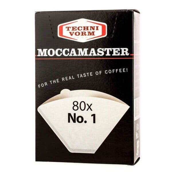 Filtry papierowe Moccamaster no. 1 x 80 sztuk