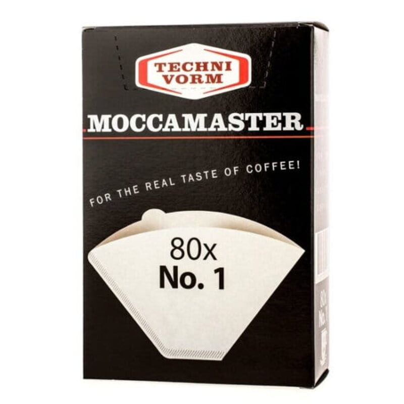 Filtry papierowe Moccamaster no. 1 x 80 sztuk